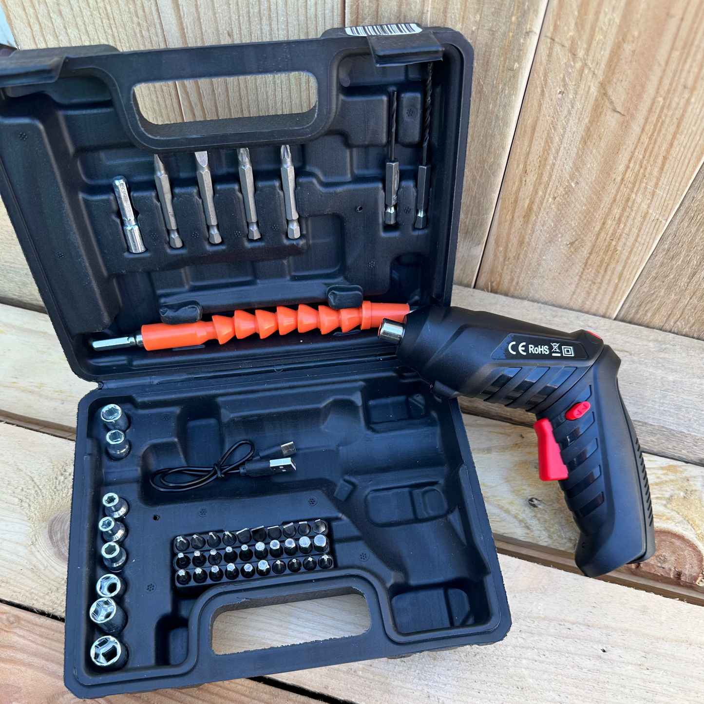 Set 47 piezas Destornillador eléctrico