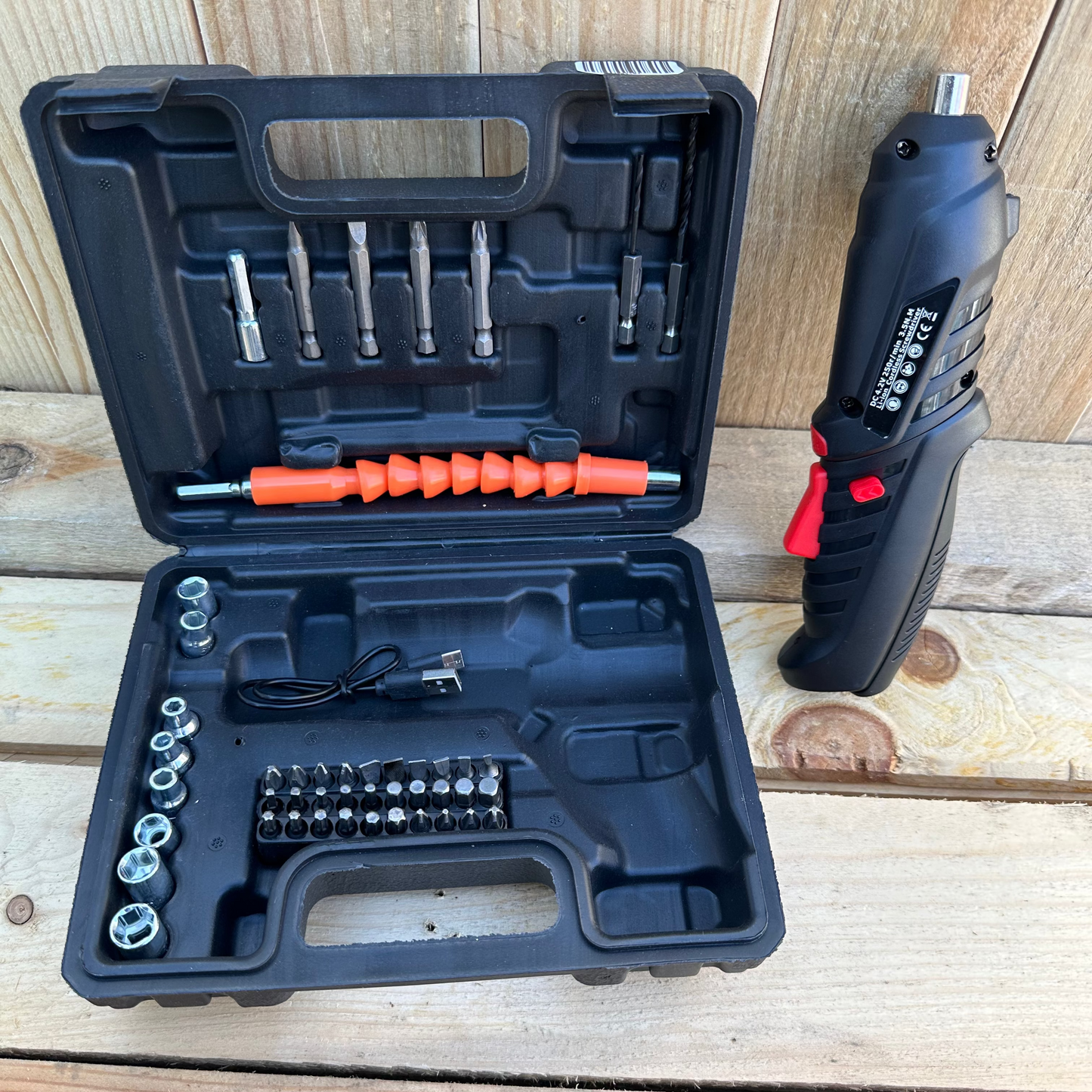 Set 47 piezas Destornillador eléctrico